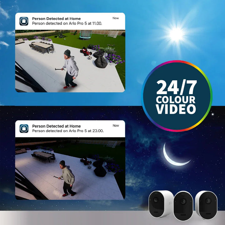 ARLO Pro 5 VMC4260P 2K Quad HD Wireless HDR Security Camera