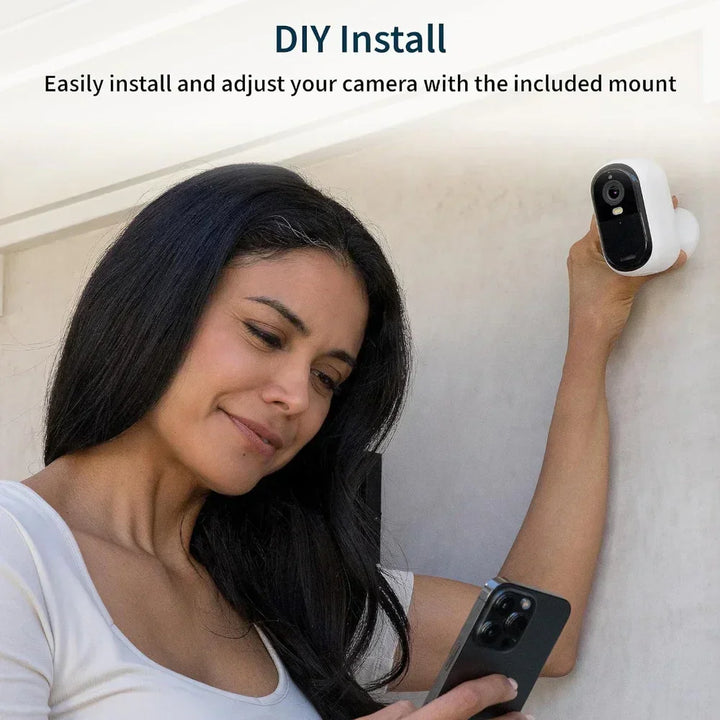 Arlo Essential VMC3450 2K Outdoor Security Camera Bundle (2nd Generation) - 4 Cameras with Smarthub