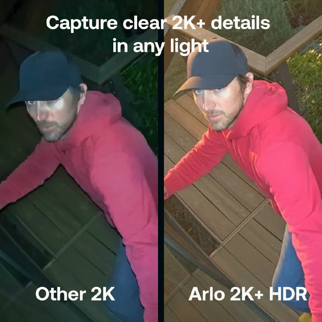 Arlo Pro 6 2K+ Outdoor Wireless Battery-Powered Security Camera With Spotlight - 1 Camera Pack