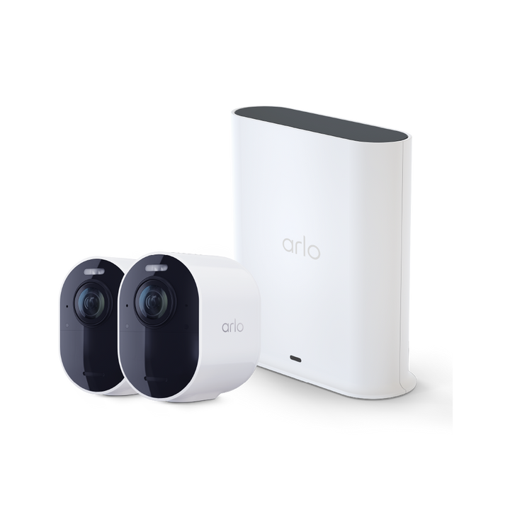 Arlo Ultra 3 4K Outdoor Wireless Battery-Powered Security Camera With Spotlight - 2 Camera Pack