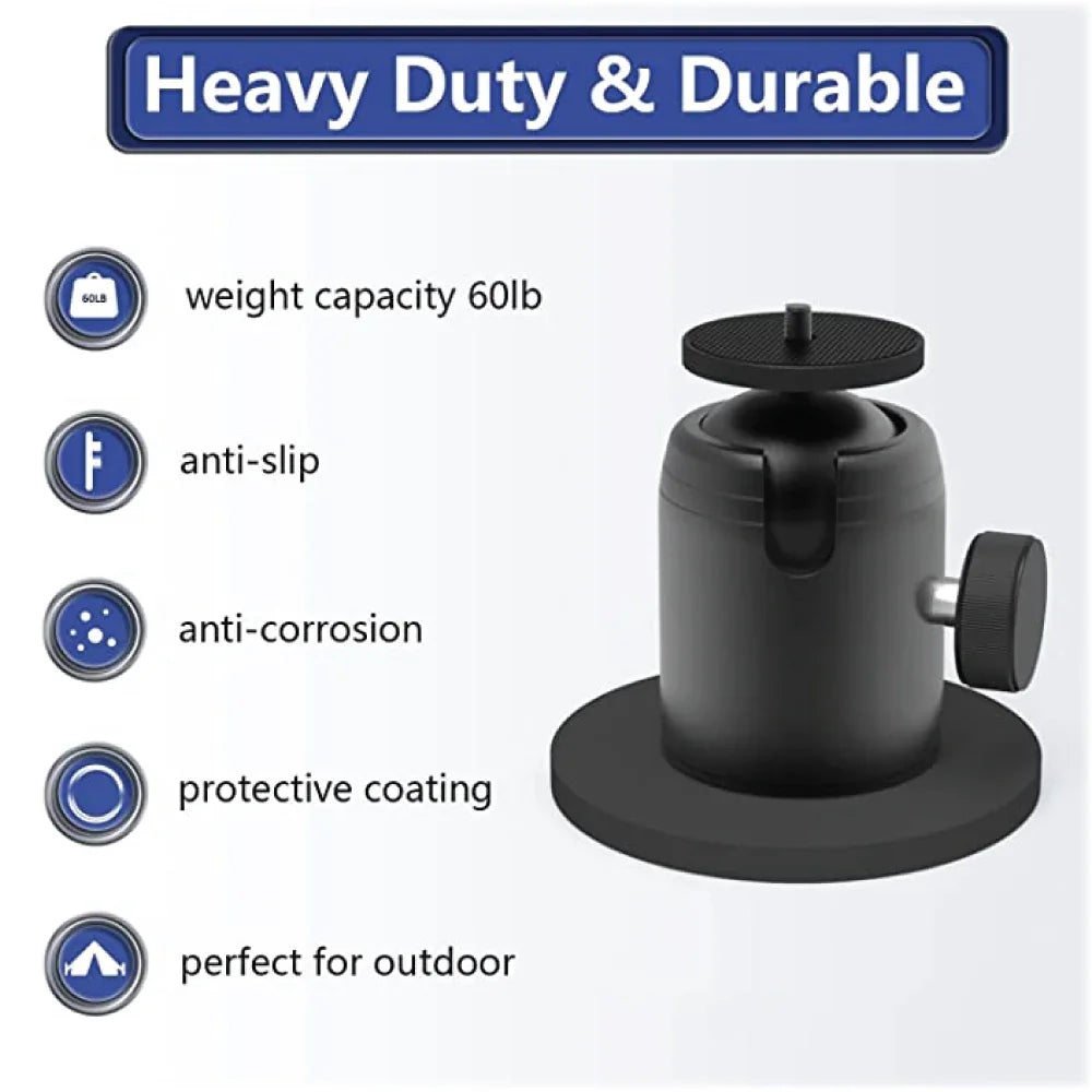 Magnetic Camera Mounting Base with Mini Ball Head - Kaira | Arlo Authorised Premium Reseller
