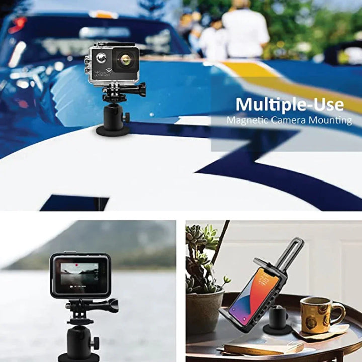 Magnetic Camera Mounting Base with Mini Ball Head - Kaira | Arlo Authorised Premium Reseller