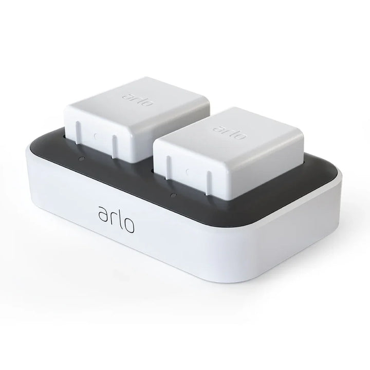 Arlo VMA5400C Dual Charging Station for Ultra 2/Ultra/Pro 4/Go 2 - Kaira | Arlo Authorised Premium Reseller